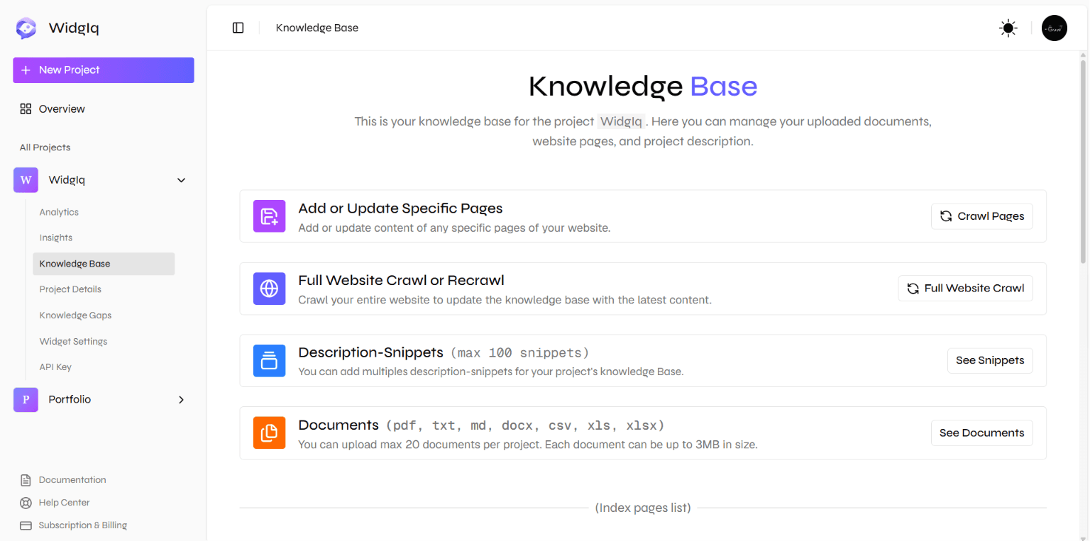 Dashboard App